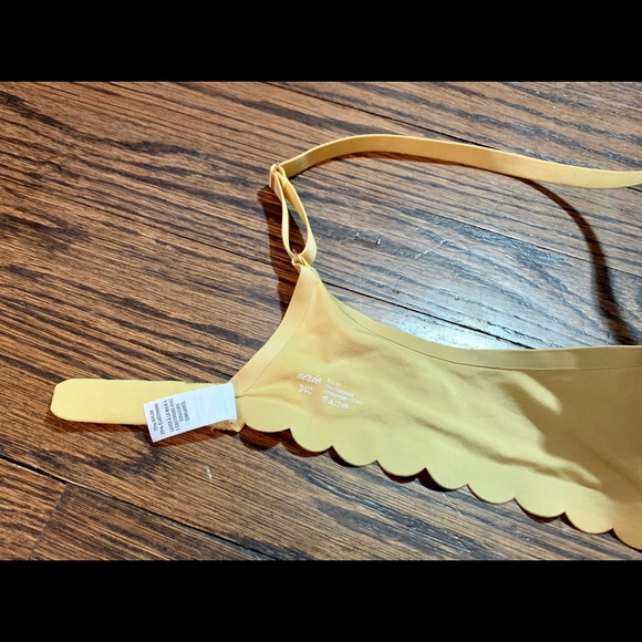 NWOT Yellow cute & comfy Aerie t-shirt bra 34C - Picture 3 of 4